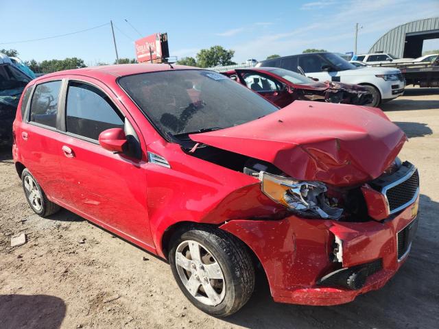 KL1TD6DE9BB122512 - 2011 CHEVROLET AVEO LS RED photo 4