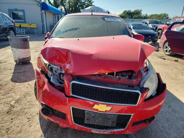 KL1TD6DE9BB122512 - 2011 CHEVROLET AVEO LS RED photo 5