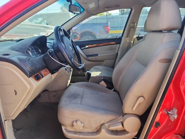 KL1TD6DE9BB122512 - 2011 CHEVROLET AVEO LS RED photo 7