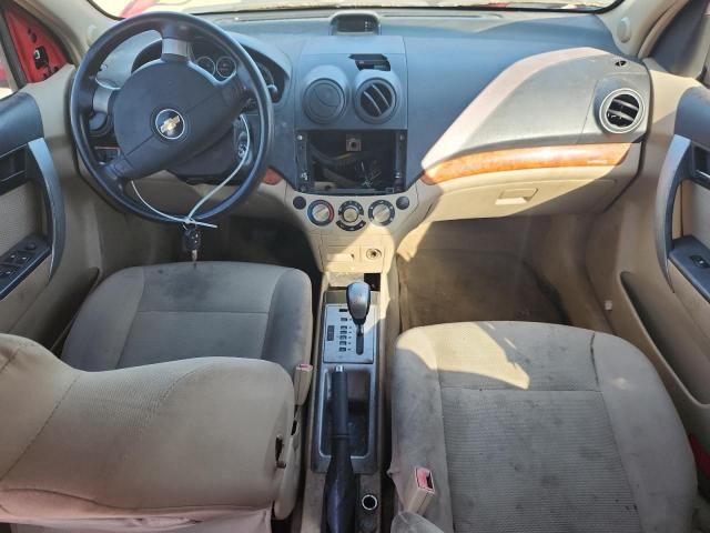 KL1TD6DE9BB122512 - 2011 CHEVROLET AVEO LS RED photo 8