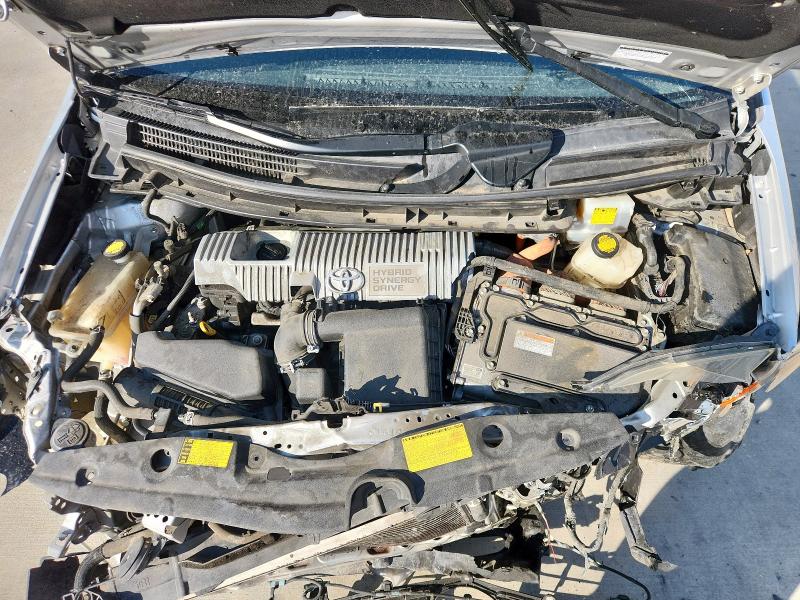 JTDKN3DU3D1708350 - 2013 TOYOTA PRIUS SILVER photo 11