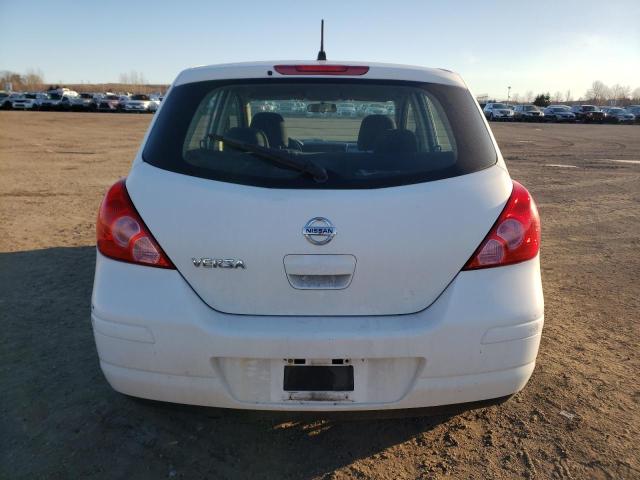 3N1BC1CP9AL378422 - 2010 NISSAN VERSA S WHITE photo 6