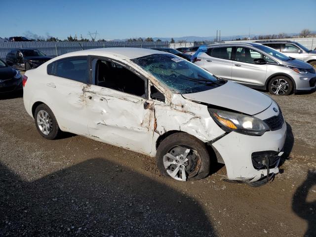 KNADM4A35E6371758 - 2014 KIA RIO LX WHITE photo 4