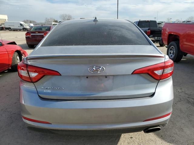 5NPE24AF2HH563124 - 2017 HYUNDAI SONATA SE SILVER photo 6