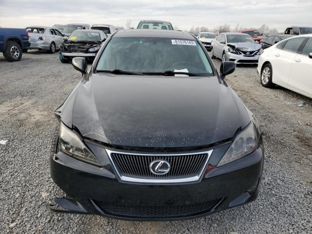 JTHCK262272018783 - 2007 LEXUS IS 250 BLACK photo 5