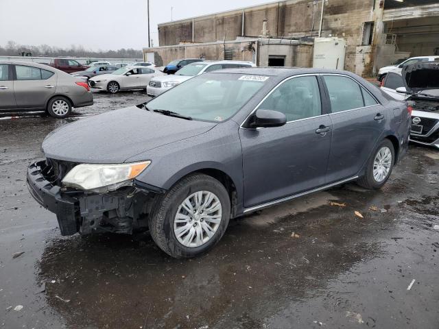 4T4BF1FKXDR300151 - 2013 TOYOTA CAMRY L GRAY photo 1