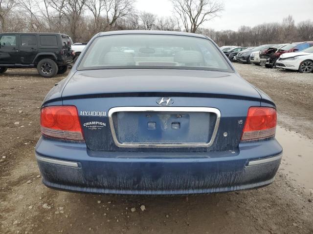 KMHWF35H65A094679 - 2005 HYUNDAI SONATA GLS BLUE photo 6