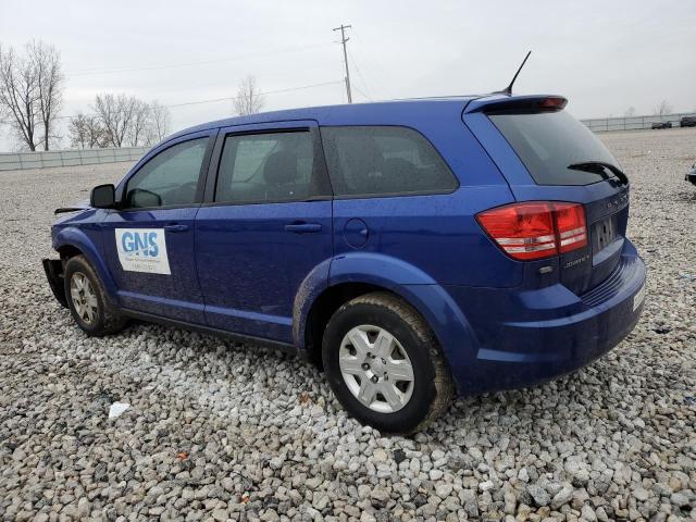 3C4PDCAB8CT311266 - 2012 DODGE JOURNEY SE BLUE photo 2