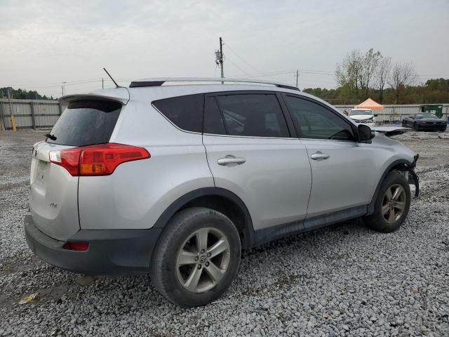2T3WFREV3FW136614 - 2015 TOYOTA RAV4 XLE SILVER photo 3