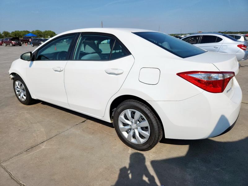 5YFBURHE8GP527379 - 2016 TOYOTA COROLLA LE L WHITE photo 2