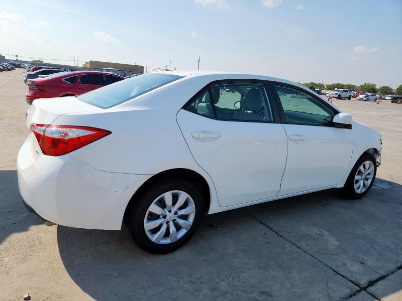 5YFBURHE8GP527379 - 2016 TOYOTA COROLLA LE L WHITE photo 3