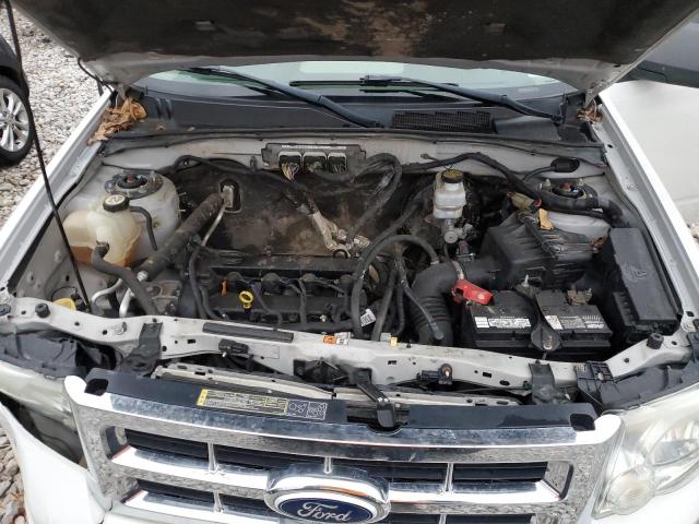 1FMCU0D78AKD39227 - 2010 FORD ESCAPE XLT WHITE photo 11