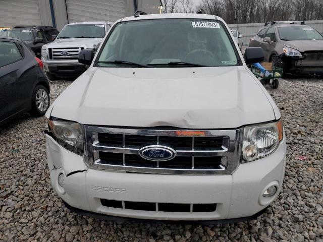 1FMCU0D78AKD39227 - 2010 FORD ESCAPE XLT WHITE photo 5