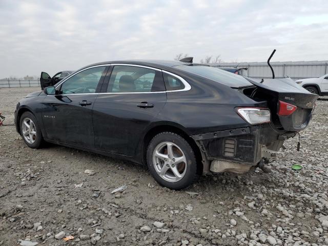 1G1ZB5ST7JF104935 - 2018 CHEVROLET MALIBU LS BLACK photo 2