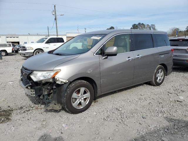 JN8AE2KP1C9045092 - 2012 NISSAN QUEST S SILVER photo 1