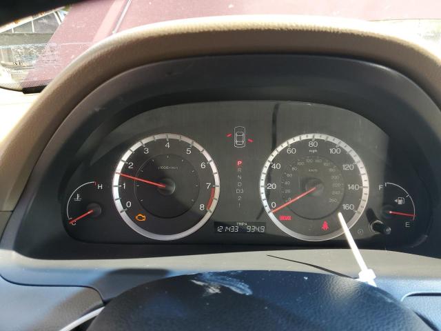 1HGCP26859A090451 - 2009 HONDA ACCORD EXL 红色 照片 9