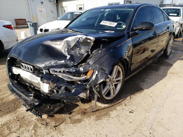 WAUHGAFC1CN147762 - 2012 AUDI A6 PRESTIGE შავი ფოტო 1