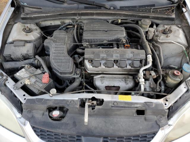 1HGEM21194L018175 - 2004 HONDA CIVIC DX VP Gümüş foto 11