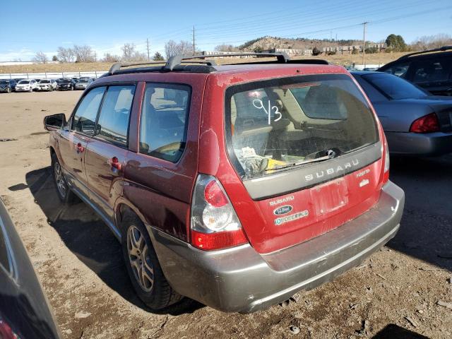 JF1SG67626H748721 - 2006 SUBARU FORESTER 2.5X LL BEAN RED photo 2