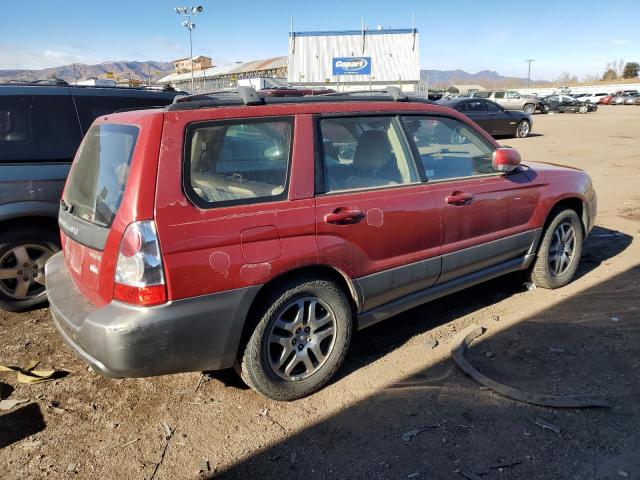 JF1SG67626H748721 - 2006 SUBARU FORESTER 2.5X LL BEAN RED photo 3