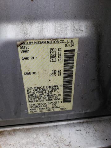 1N4AL3AP2EC320053 - 2014 NISSAN ALTIMA 2.5 SILVER photo 12