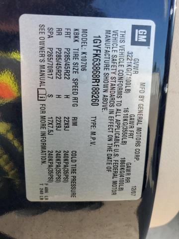 1GYFK63868R188260 - 2008 CADILLAC ESCALADE LUXURY Blau Foto 13