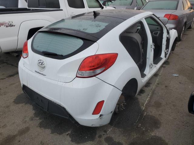 KMHTC6AD6DU133221 - 2013 HYUNDAI VELOSTER WHITE photo 3