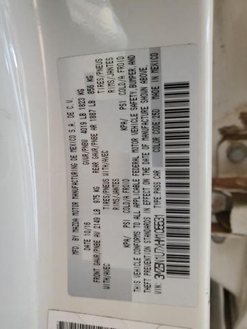 3MZBN1U7XHM105531 - 2017 MAZDA 3 SPORT WHITE photo 12