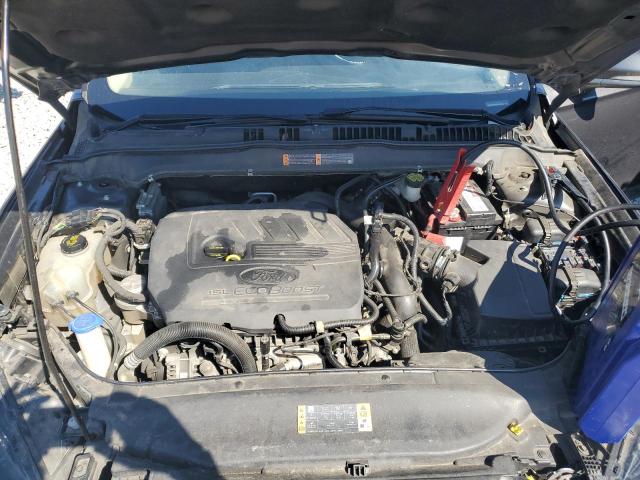 3FA6P0HD1JR188936 - 2018 FORD FUSION SE GRAY photo 11
