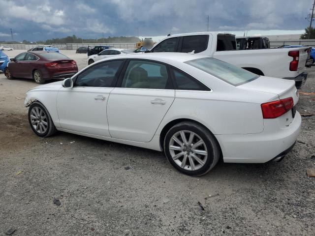 WAUDFAFC1EN047441 - 2014 AUDI A6 PREMIUM PLUS WHITE photo 2