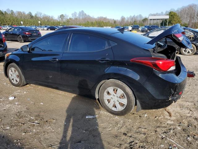 KMHDH4AE2GU483467 - 2016 HYUNDAI ELANTRA SE BLACK photo 2