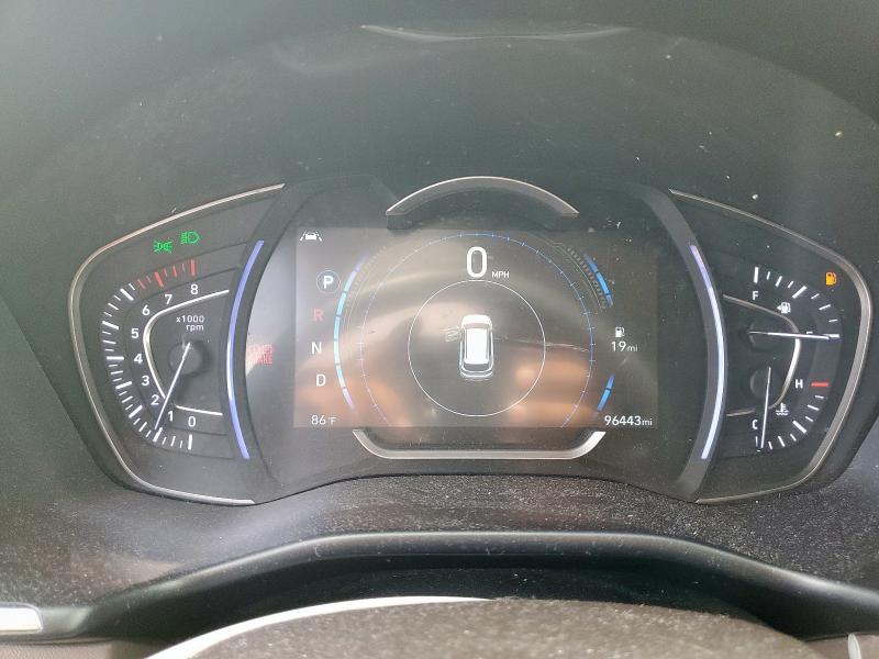 5NMS33AD3KH009670 - 2019 HYUNDAI SANTA FE SEL Gri fotoğraf 9