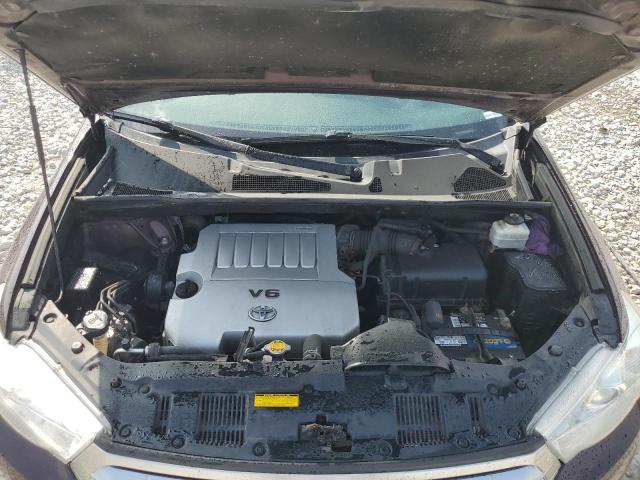 5TDBK3EH2CS114828 - 2012 TOYOTA HIGHLANDER BASE أرجواني صورة 12
