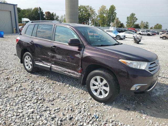 5TDBK3EH2CS114828 - 2012 TOYOTA HIGHLANDER BASE أرجواني صورة 4