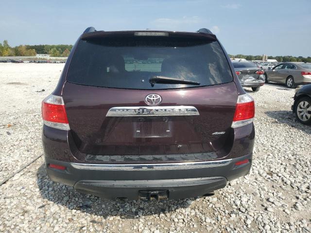 5TDBK3EH2CS114828 - 2012 TOYOTA HIGHLANDER BASE أرجواني صورة 6