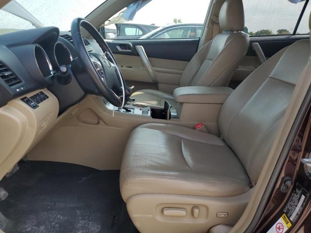 5TDBK3EH2CS114828 - 2012 TOYOTA HIGHLANDER BASE أرجواني صورة 7
