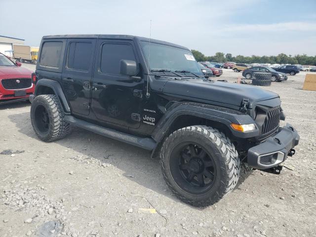 1C4HJXEN3JW325737 - 2018 JEEP WRANGLER UNLIMITED SAHARA 黑色 照片 4