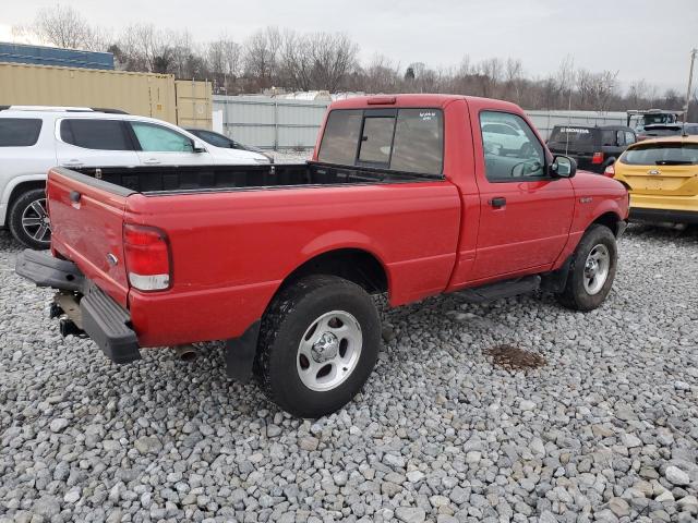 1FTYR10V2YTA96069 - 2000 FORD RANGER RED photo 3