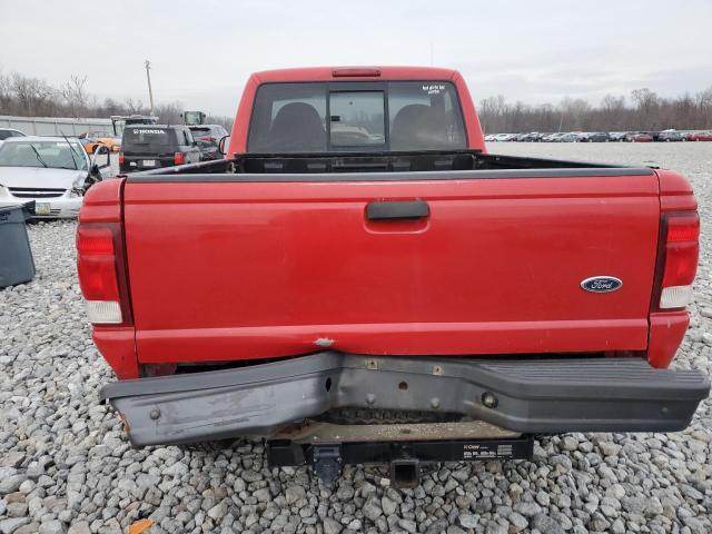 1FTYR10V2YTA96069 - 2000 FORD RANGER RED photo 6