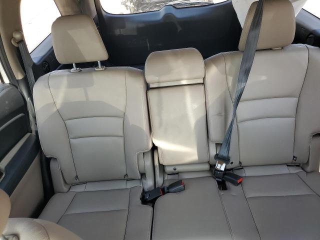 5FNYF5H58JB004492 - 2018 HONDA PILOT EXL WHITE photo 10