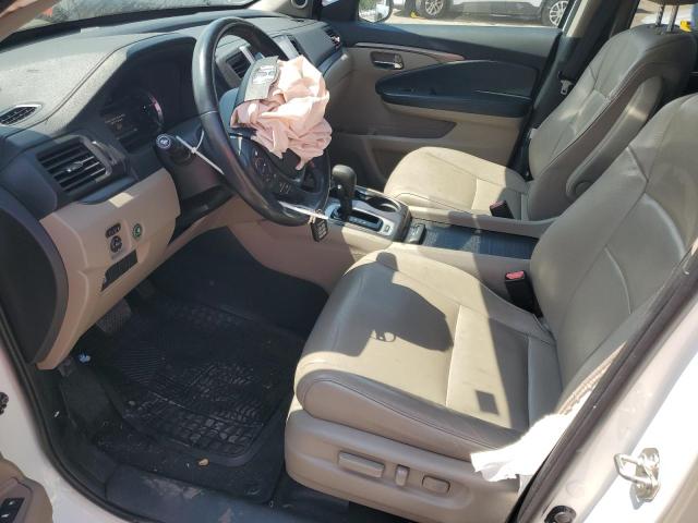 5FNYF5H58JB004492 - 2018 HONDA PILOT EXL WHITE photo 7