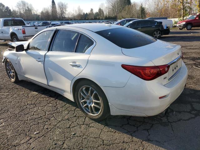 JN1BV7AR1FM416062 - 2015 INFINITI Q50 BASE WHITE photo 2