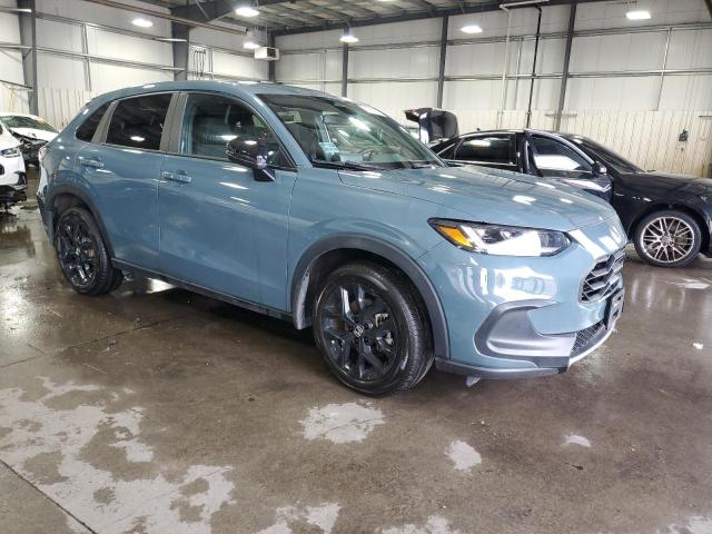 3CZRZ2H54RM724898 - 2024 HONDA HR-V SPORT BLUE photo 4