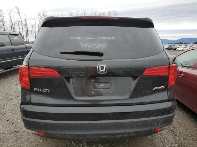 5FNYF6H59HB040224 - 2017 HONDA PILOT EXL BLACK photo 6