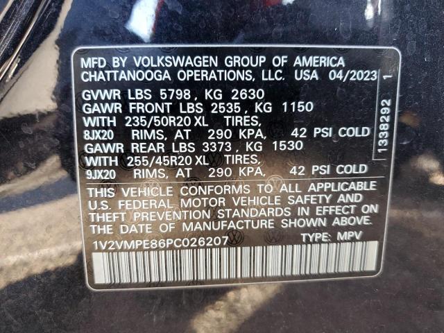 1V2VMPE86PC026207 - 2023 VOLKSWAGEN ID.4 PRO S 黑色 照片 13