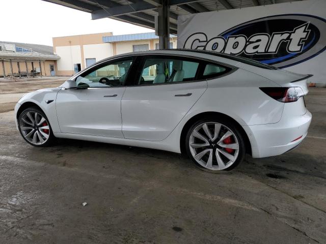 5YJ3E1EB9KF514643 - 2019 TESLA MODEL 3 Blanco foto 2