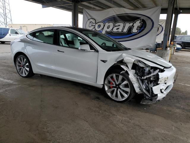5YJ3E1EB9KF514643 - 2019 TESLA MODEL 3 Blanco foto 4