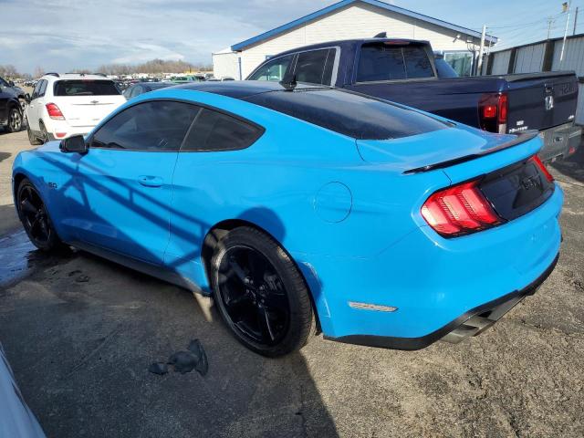 1FA6P8CF6N5149520 - 2022 FORD MUSTANG GT BLUE photo 2