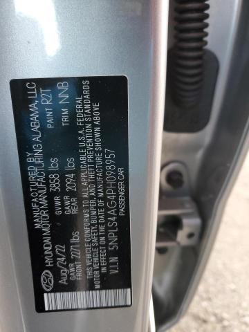 5NPLS4AG4PH098957 - 2023 HYUNDAI ELANTRA SEL SILVER photo 12