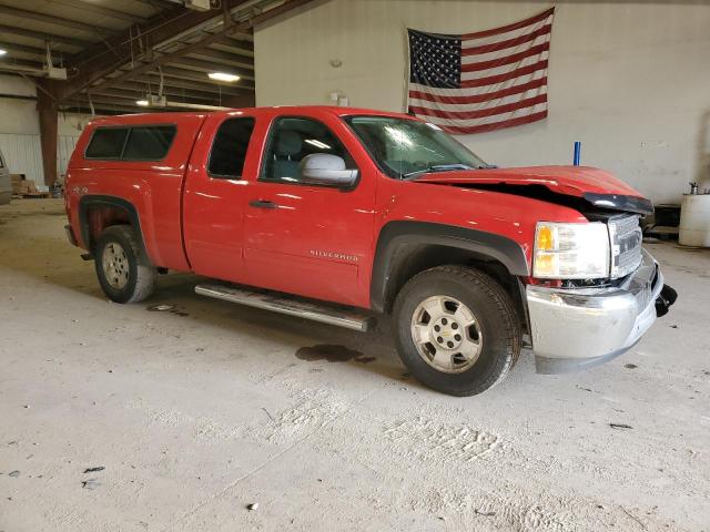 1GCRKSE79CZ342145 - 2012 CHEVROLET SILVERADO K1500 LT RED photo 4